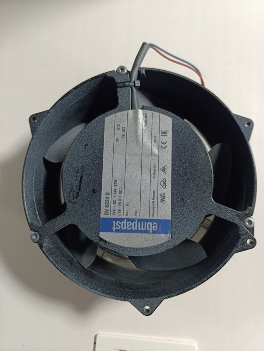 вентилятор постійного струму ebm-papst DV 6224 U 24V
Це осьовий вентил