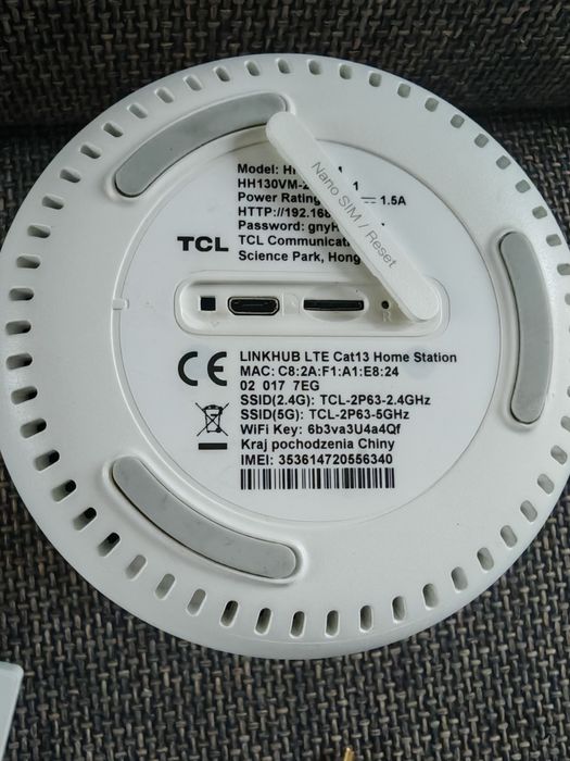 Router bezprzewodowy na kartę SIM wifi TCL szybki internet ruter gsm