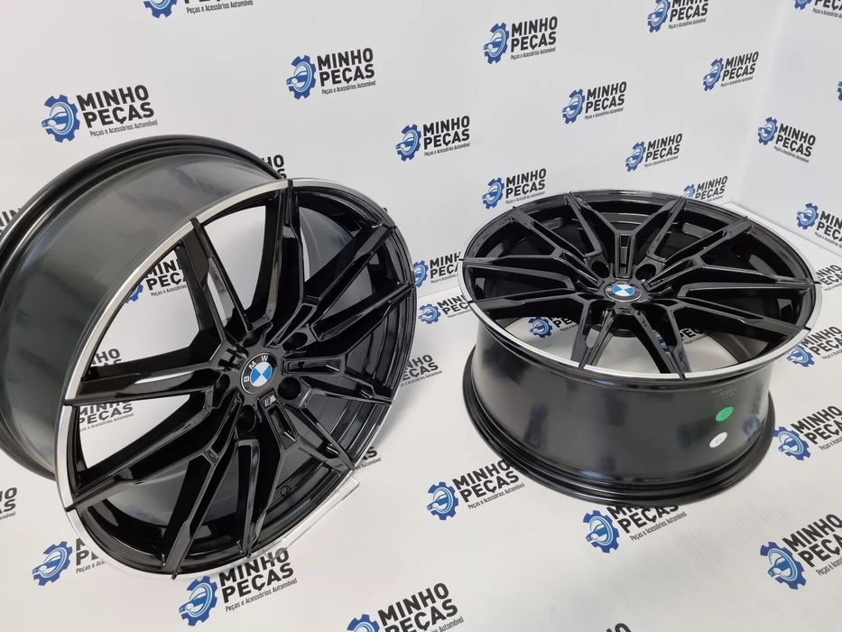 Jantes BMW G20 M3 em 18 Preto Brilho Lip Polido