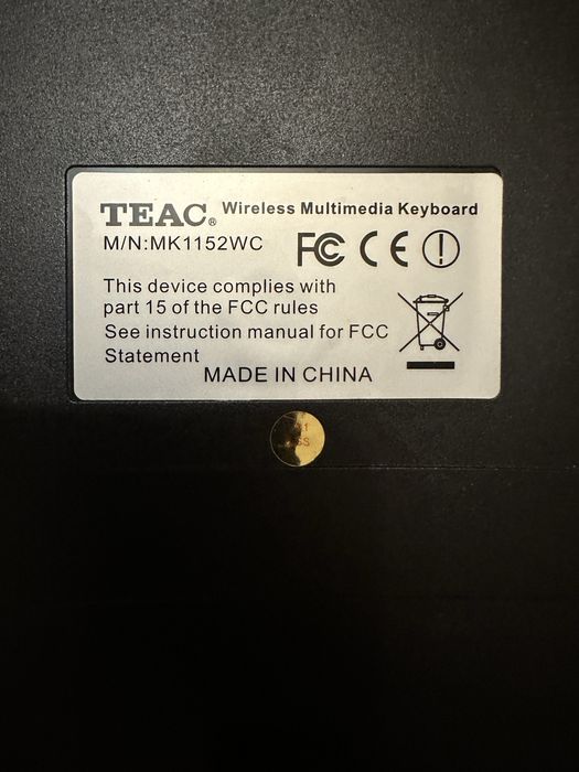 клавиатура TEAC беспроводная бу без флеши
