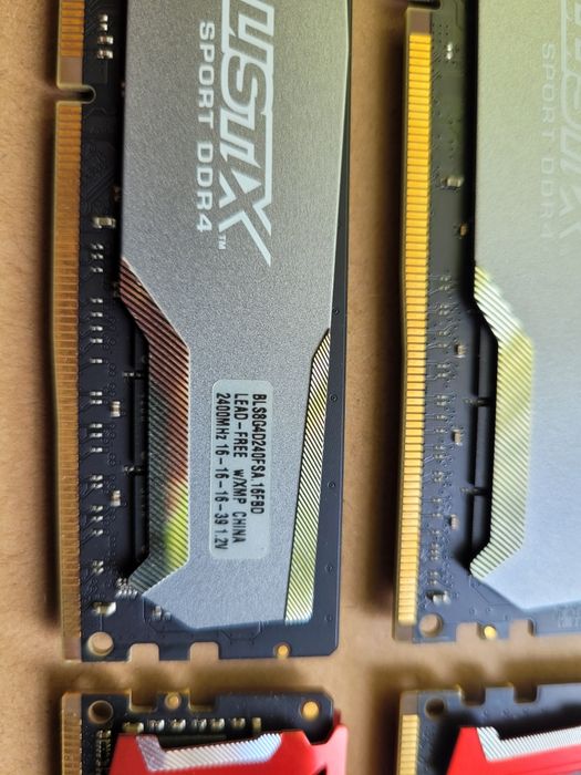 DDR4 Ballistix 8 GB