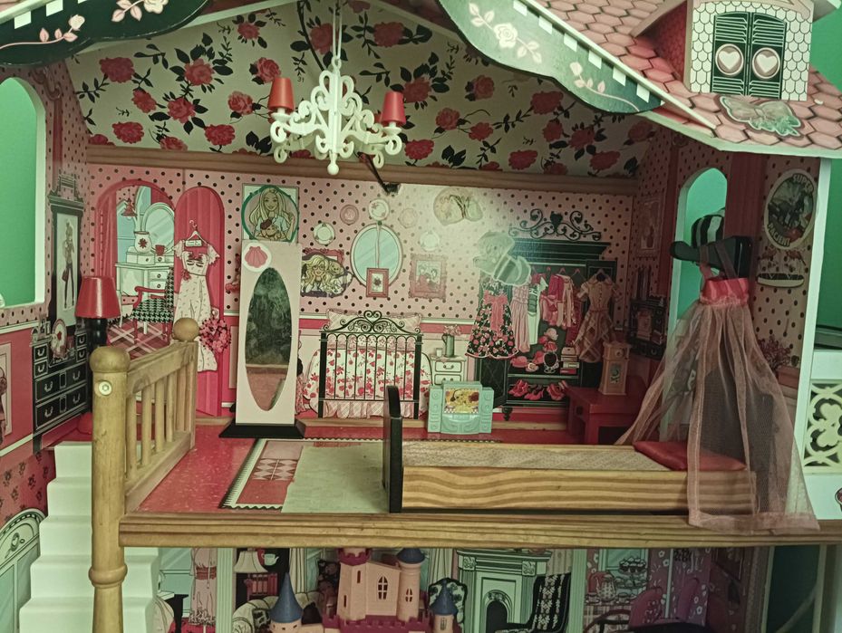Domek dla lalek barbie