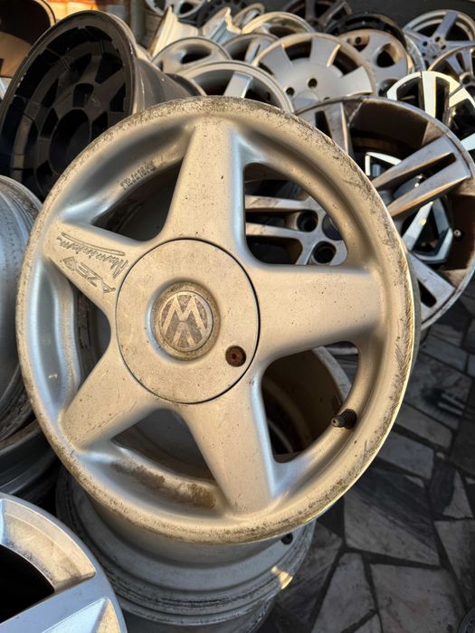 Jantes usadas Azev 15 5x112 raras old school vw passat