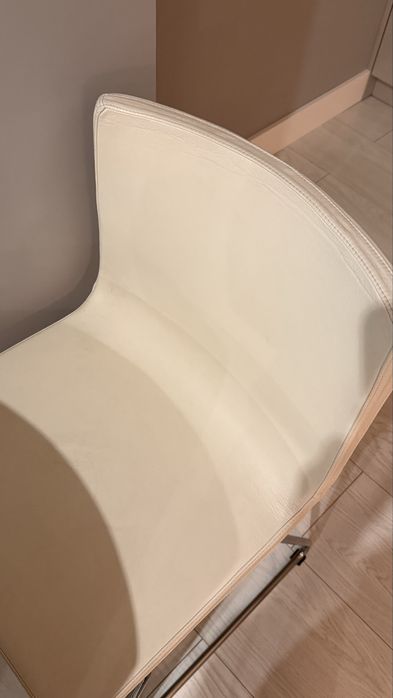 Krzesło do jadalni ikea skóra naturalna