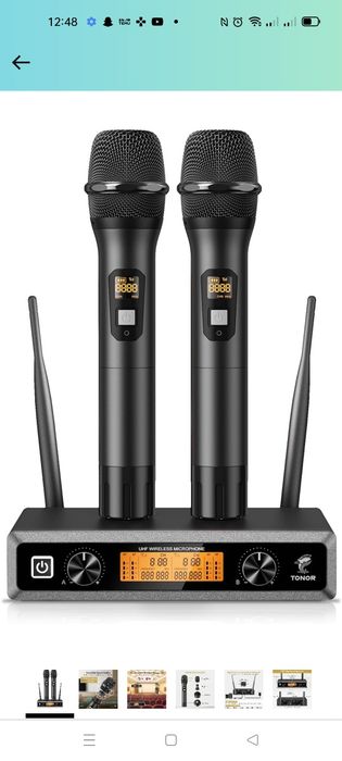 Tonor Bezprzewodowe mikrofony UHF