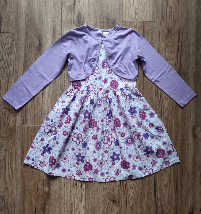 Sukienka+bolerko BONPRIX r. 122