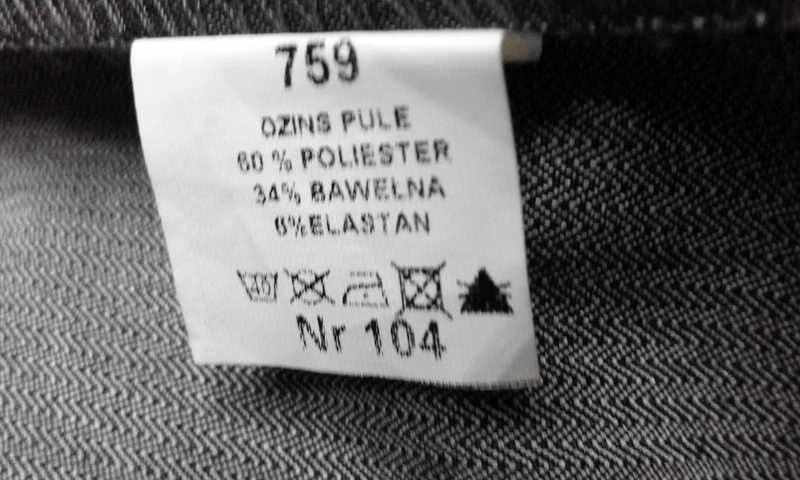 rybaczki szorty do kolan 36 grafitowe