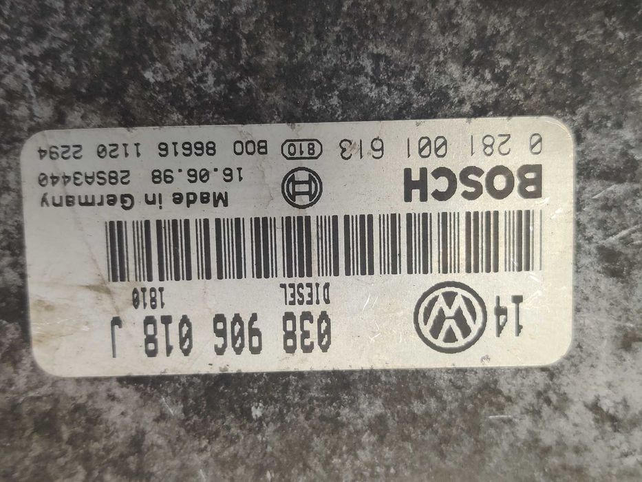 VW Volkswagen Golf IV 4 1.9 TDI Sterownik komputer Silnika