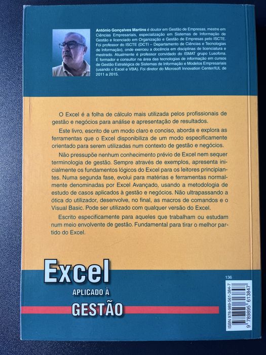 Livro ‘Excel Aplicado à Gestão - 6a Edição’