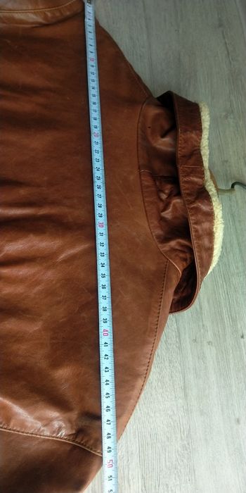 Шкіряна куртка ,дубльонка