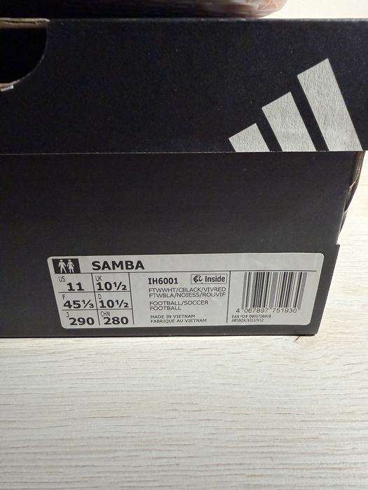 Adidas Samba rozmiar 45 białe
