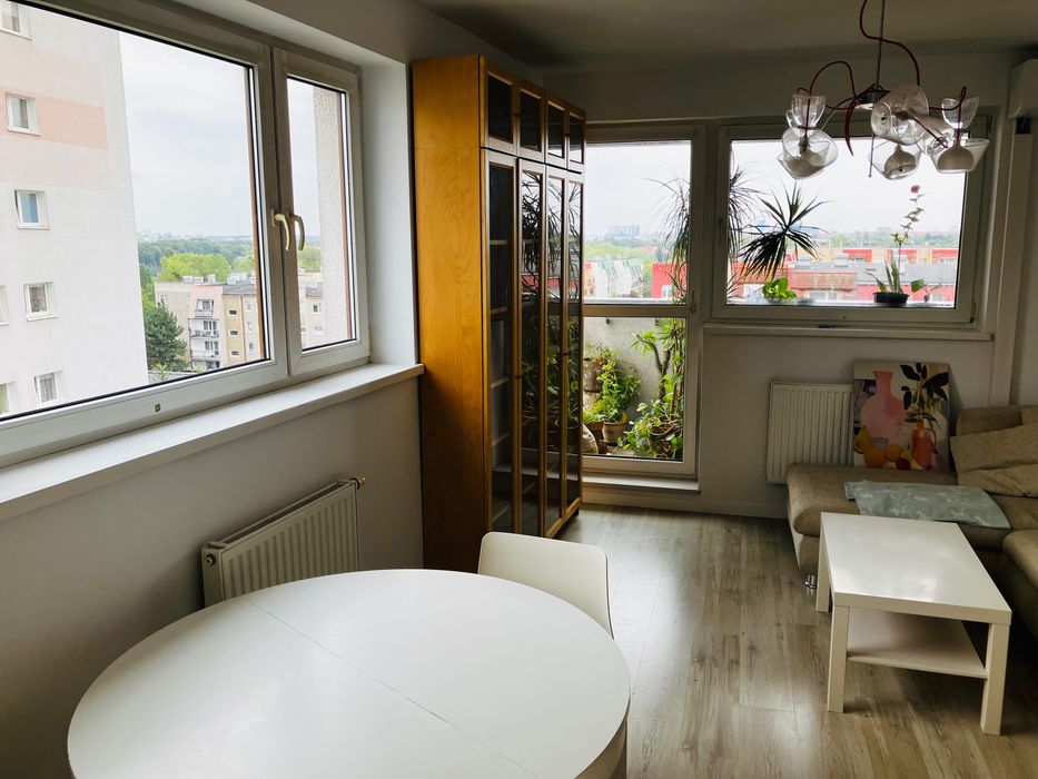 Jasne 2-pokojowe mieszkanie z klimatyzacją i dużym balkonem | WOLA | 43,8 M²