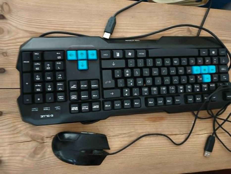 Teclado + Rato Gaming E-Blue Cobra – USB