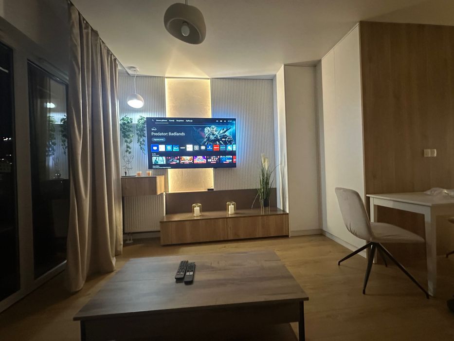 Velvet Apartment z miejscem parkingowym w sercu Katowic na doby, godz.