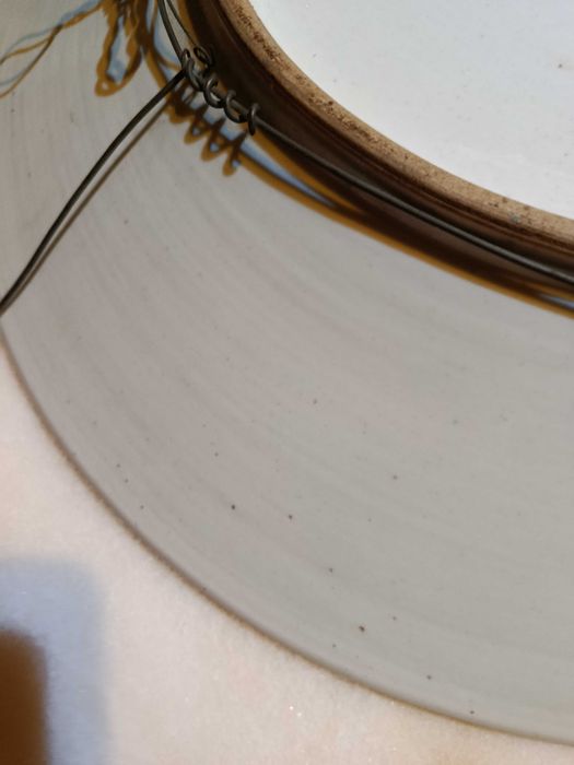 Grande Prato Porcelana Chinesa Séc XIX 48 cm