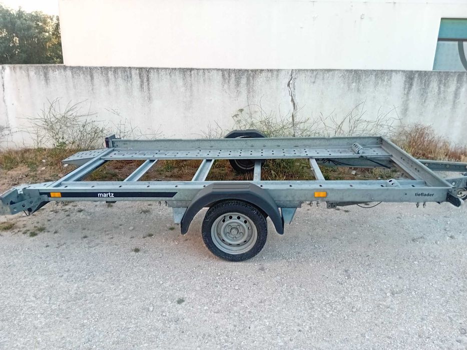 Atrelado porta carros basculante 1500kgs