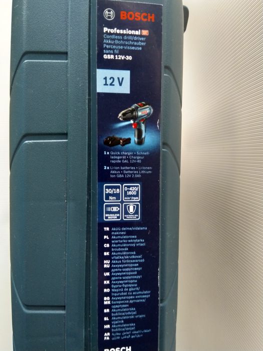 Шуруповёрт Bosch GSR 12v-30 Professional