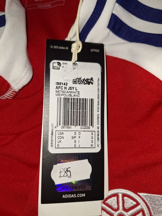 Camisola Oficial Manga Comprida Arsenal 24/25