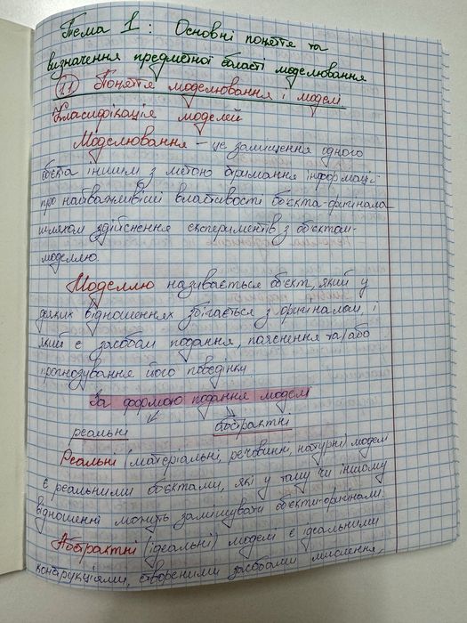 Пишу конспекти від руки