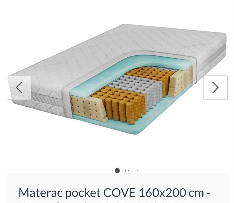 Materac pocket Cove 160x200