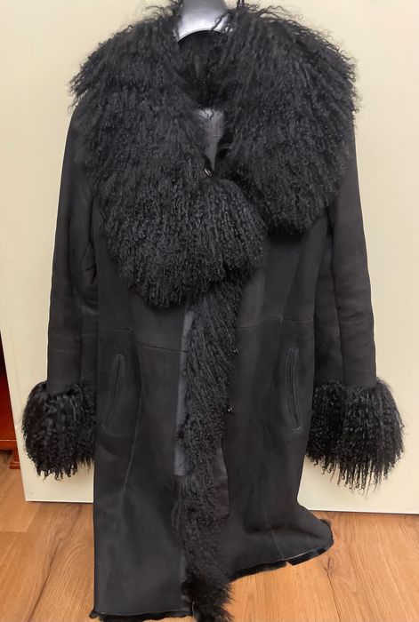 Дублёнка женская из натурального меха, размер М