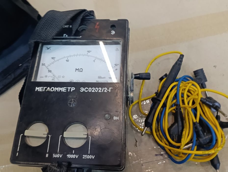 Мегаомметр ЕС0202/2-Г — робочий, повна комплектація