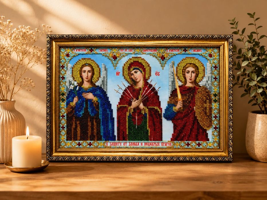 Ікони ручної роботи бісером