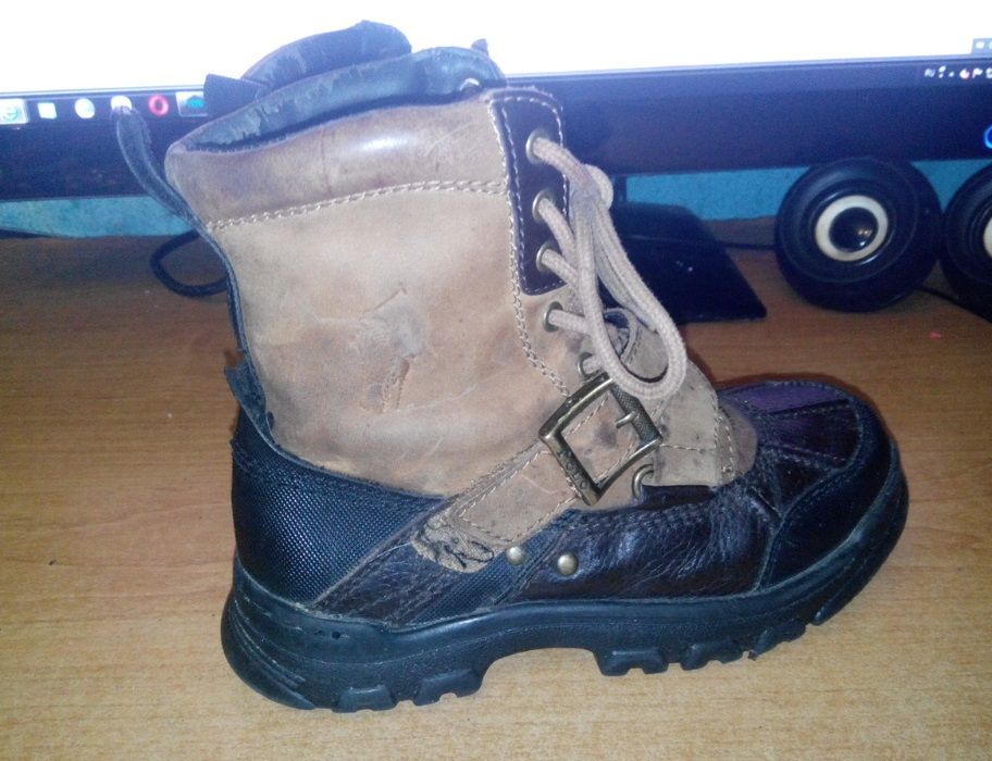 Ботинки осенне-зимние Polo Ralph Lauren Натуральная кожа 19см 29 разм