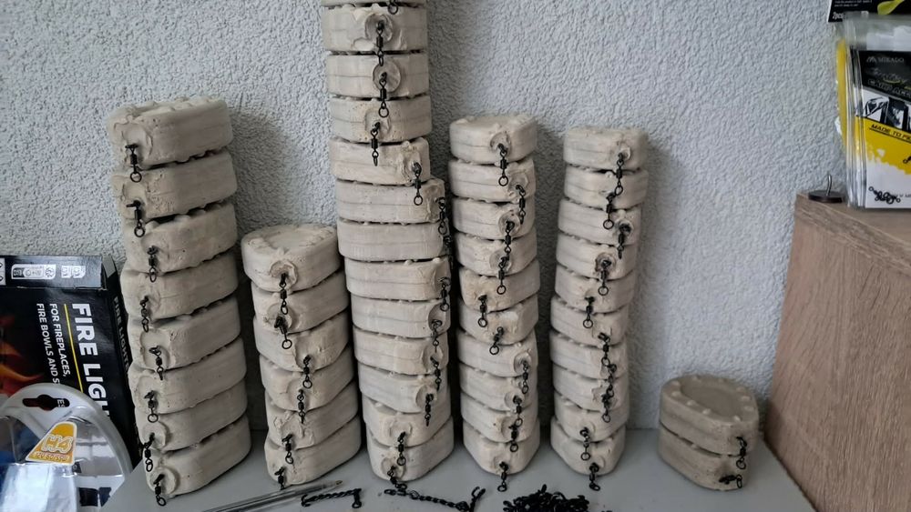 Forma do odlewania ciężarków betonowych różne wzory możliwość personalizacji