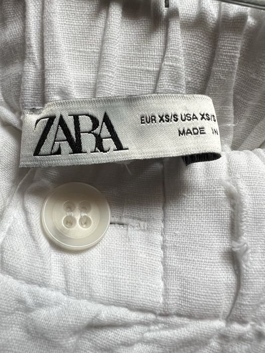 Брюки лен большого размера zara