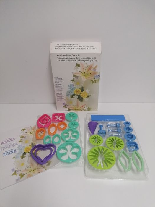 Set de flores para pasta de açúcar