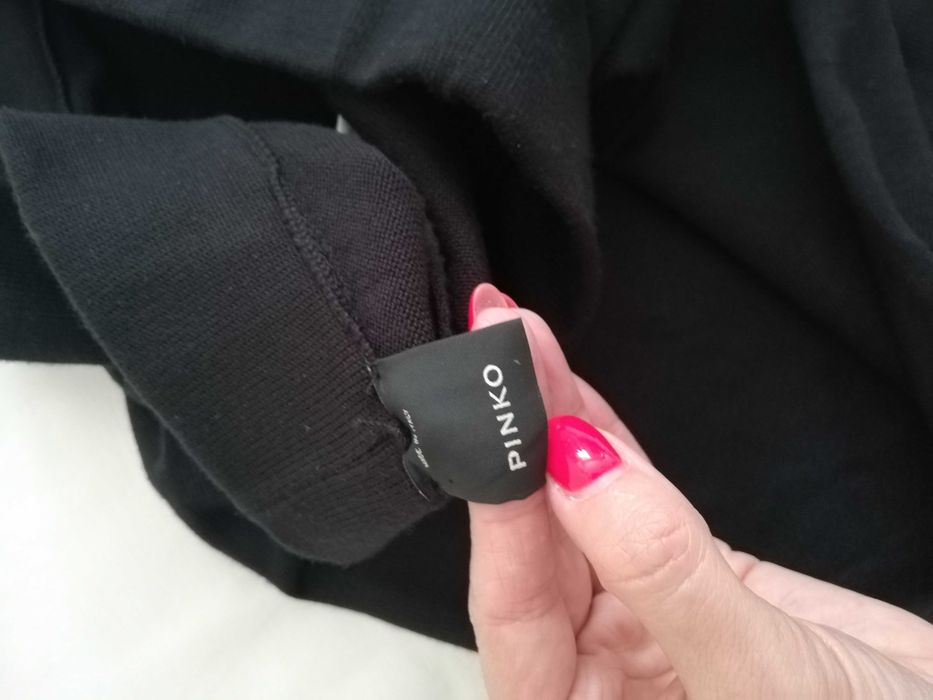 spodnie PINKO 40 l dzianinowe spodnie PINKO dresowe L 40 czarne