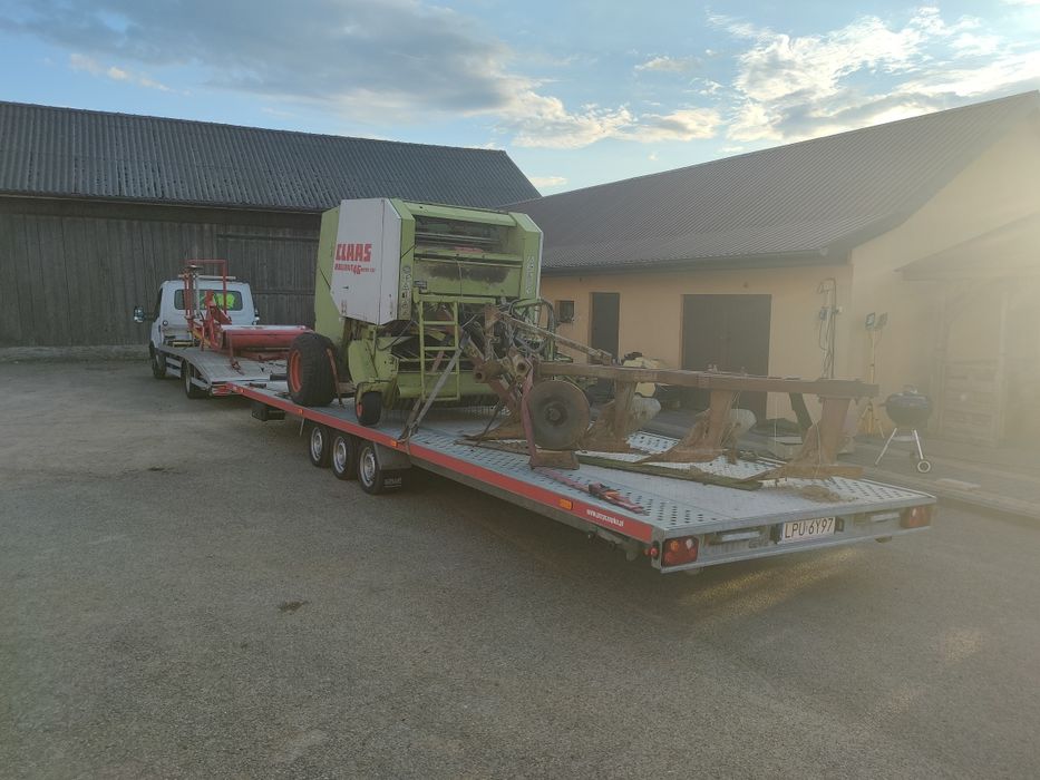 Laweta Transport 24H smochodów osobowych busów sprzentu rolniczego