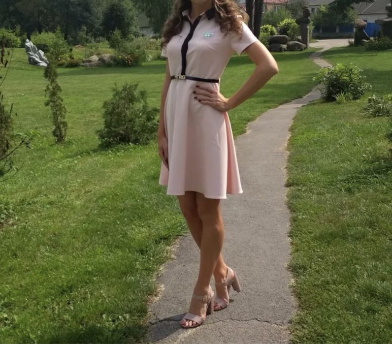 Сукня, сукня з поясом