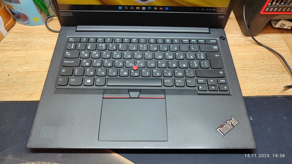 Продається   Lenovo ThinkPad E495 (Ryzen 5/12GB/256GB/ Vega 8/Win11)