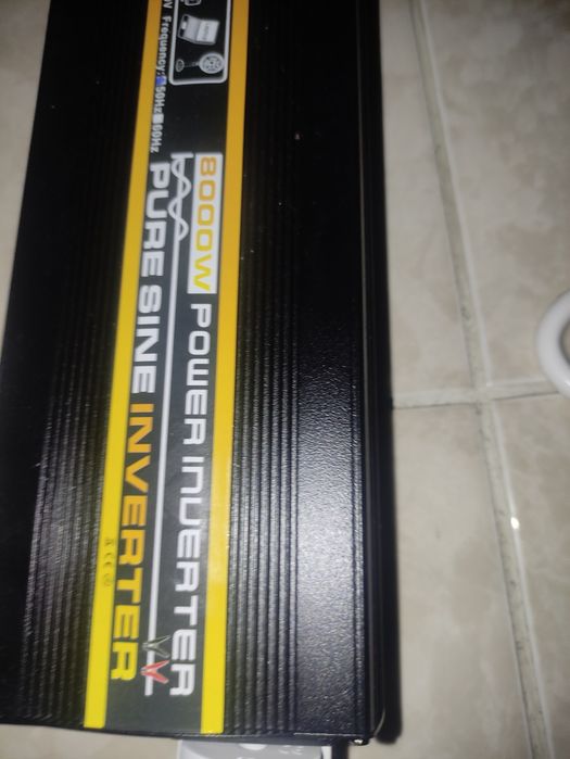 Инвертор 8000W пиковая -1300w продолжительна мощность, в наличии 1 шт.