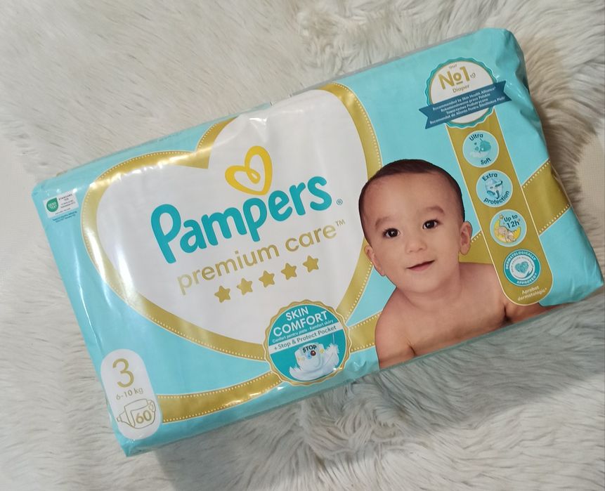 Pampers premium care 2,3,4,5,6 розміри!
