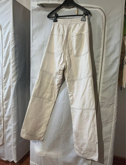 Calças baggy brancas