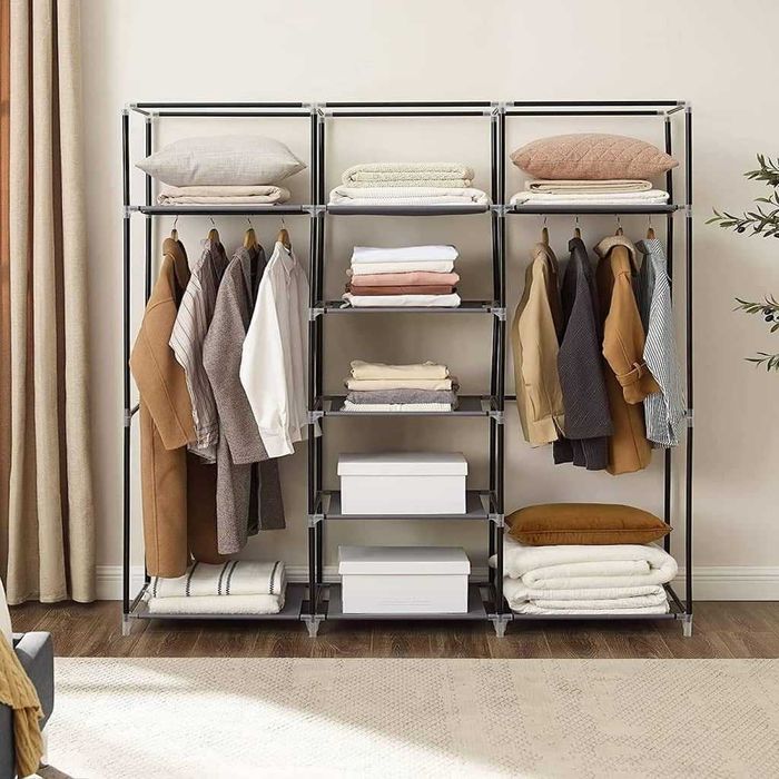 Armário portátil em tecido removível 175x 150x 45 cm NOVO ENVIO GRÁTIS