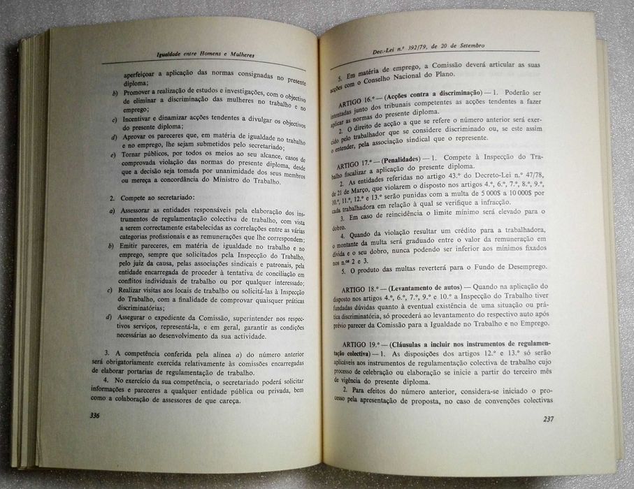 Livro Lei Geral do Trabalho (1981)