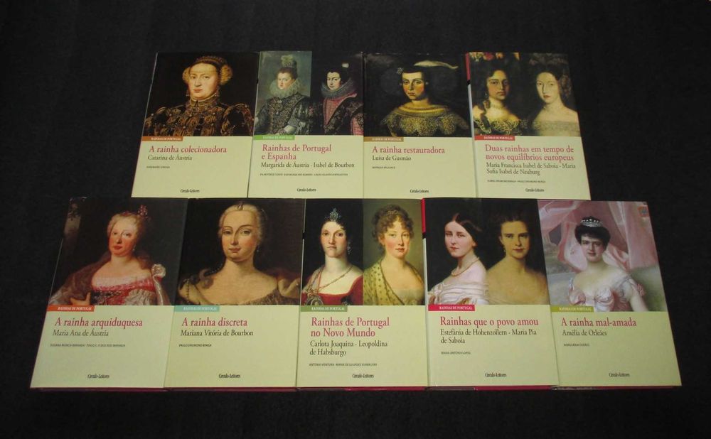 Colecção Rainhas de Portugal 18 Volumes Completa