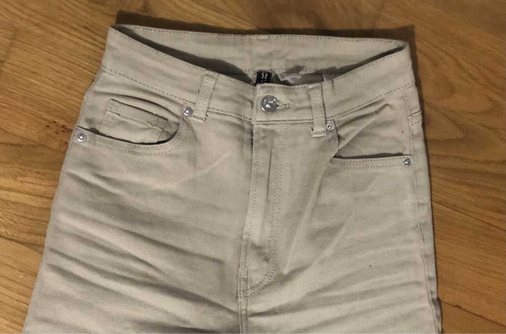 Beżowe spodnie H&M, jak nowe!