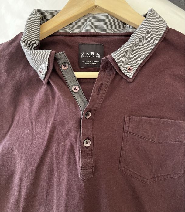 Zara koszulka Polo z dlugim rekawem
