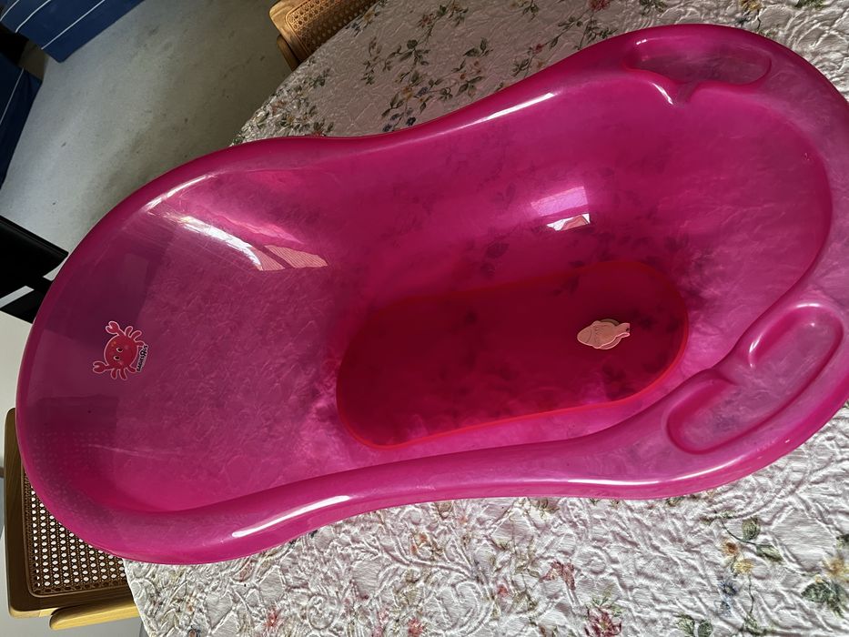 Banheira para bebes Cor-de-rosa