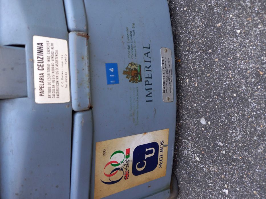 Maquina de escrever antiga Imperial