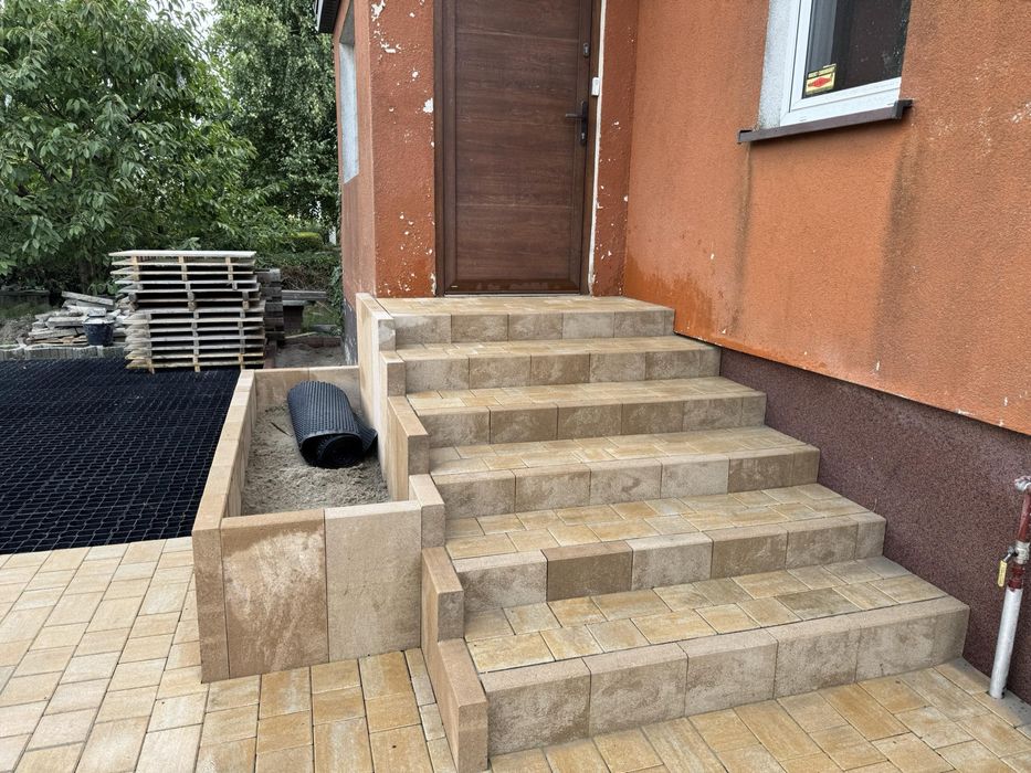 Układanie kostki brukowej