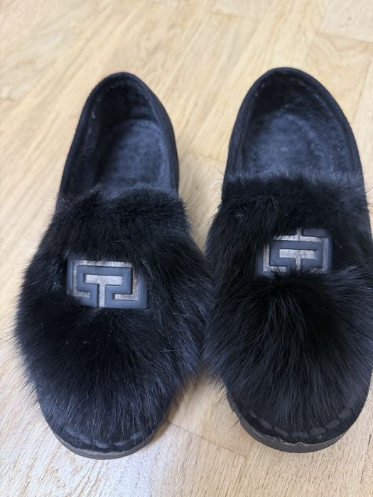 Уги мокасіни лофери на хутрі 36 р