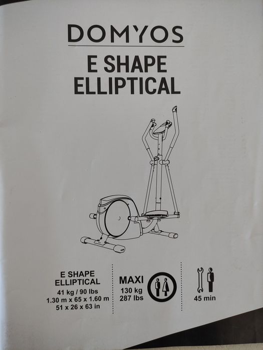 Elíptica da Decathlon