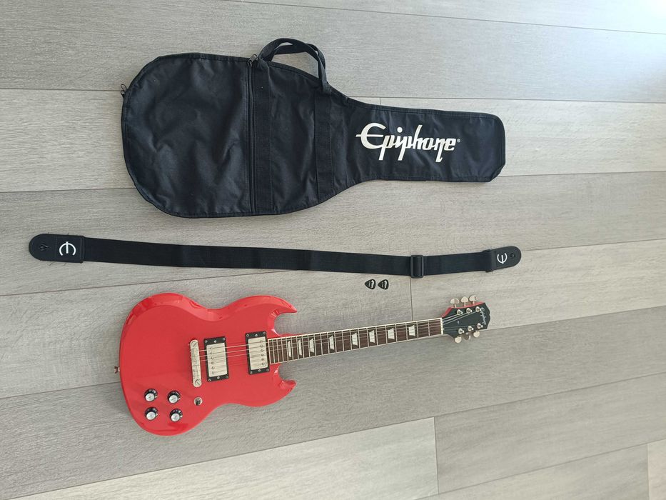 Epiphone SG "Power Players" - Escala Curta 3/4+ (Crianças / Viagem)