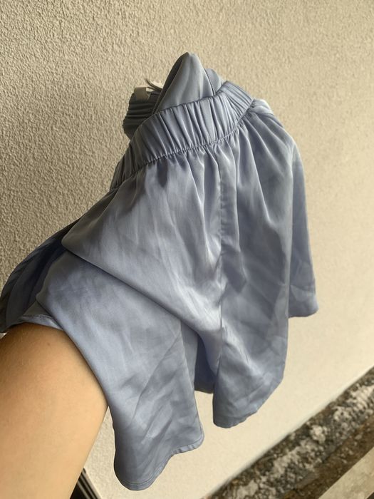 Niebieska pidzamka satynowa baby blue S Reserved